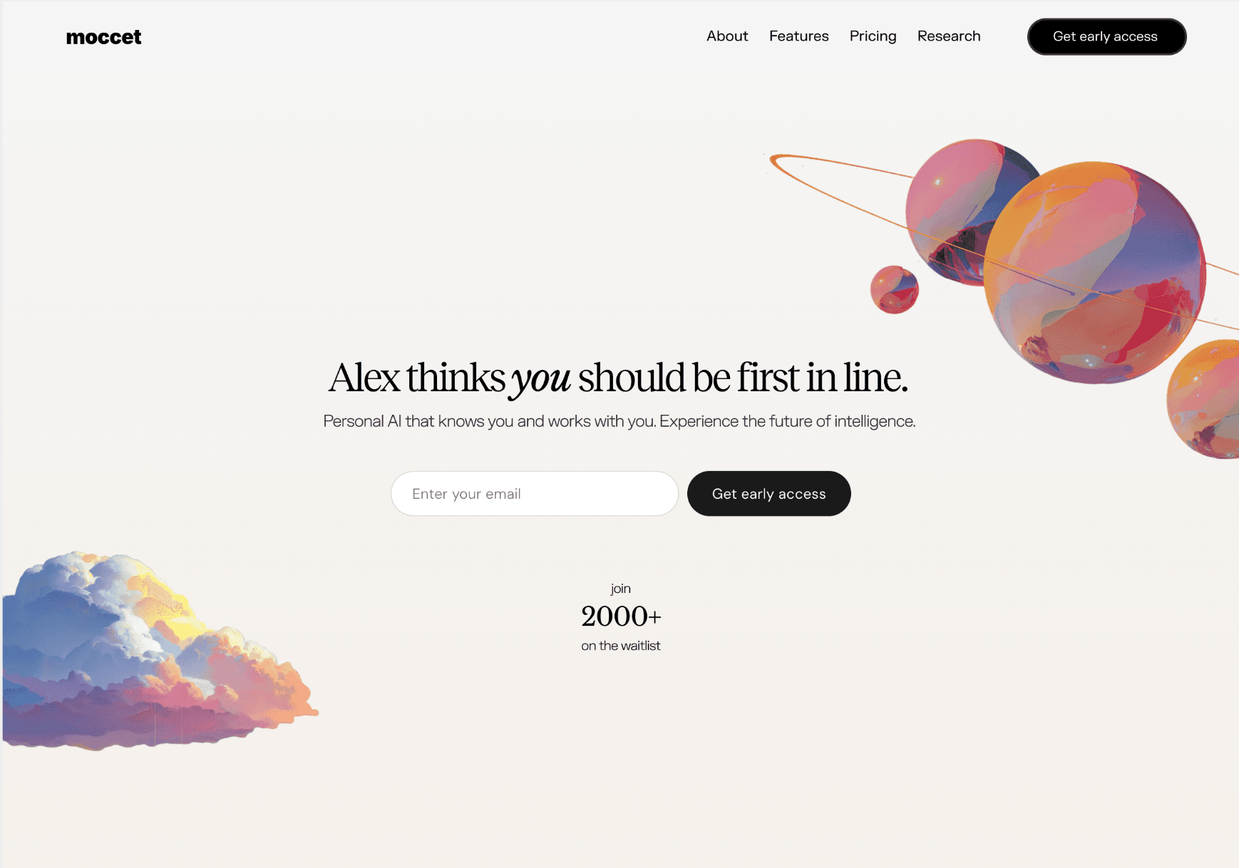 Marketing site